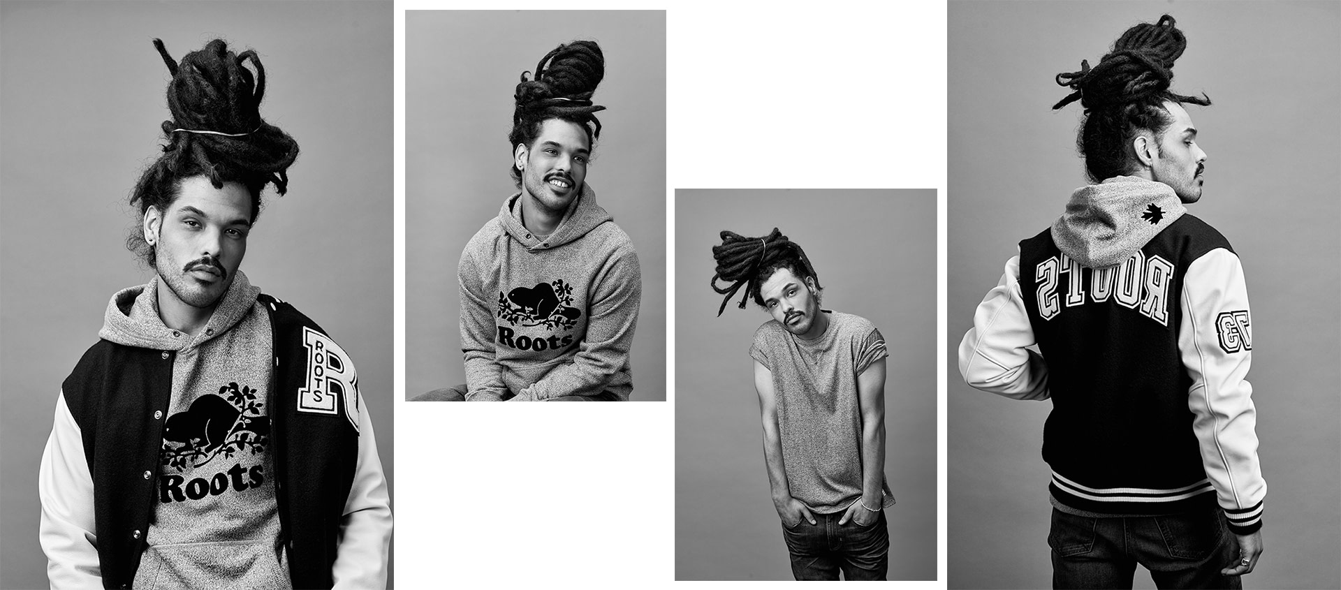 La campagne New Roots met en vedette Silvano pour ses portraits « Salt & Pepper ».