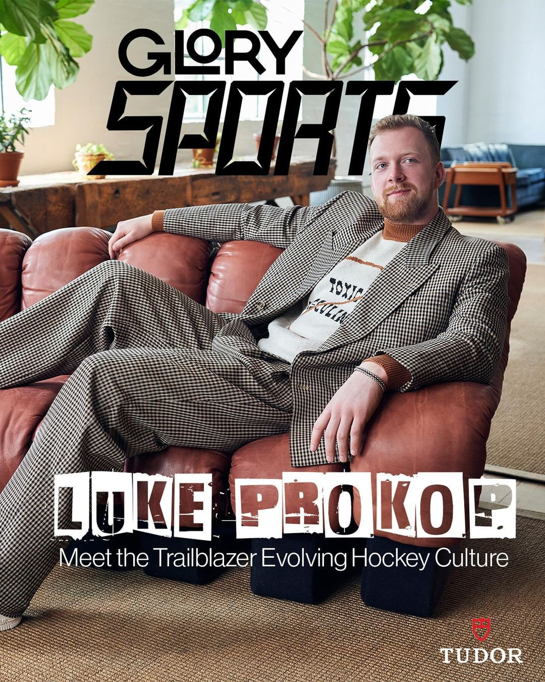 Luke Prokop fait la couverture de Glory Sports
